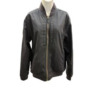 5.11 tactical Men L Long Sleeve Full Zip Mock Neck Black bomber Jacket